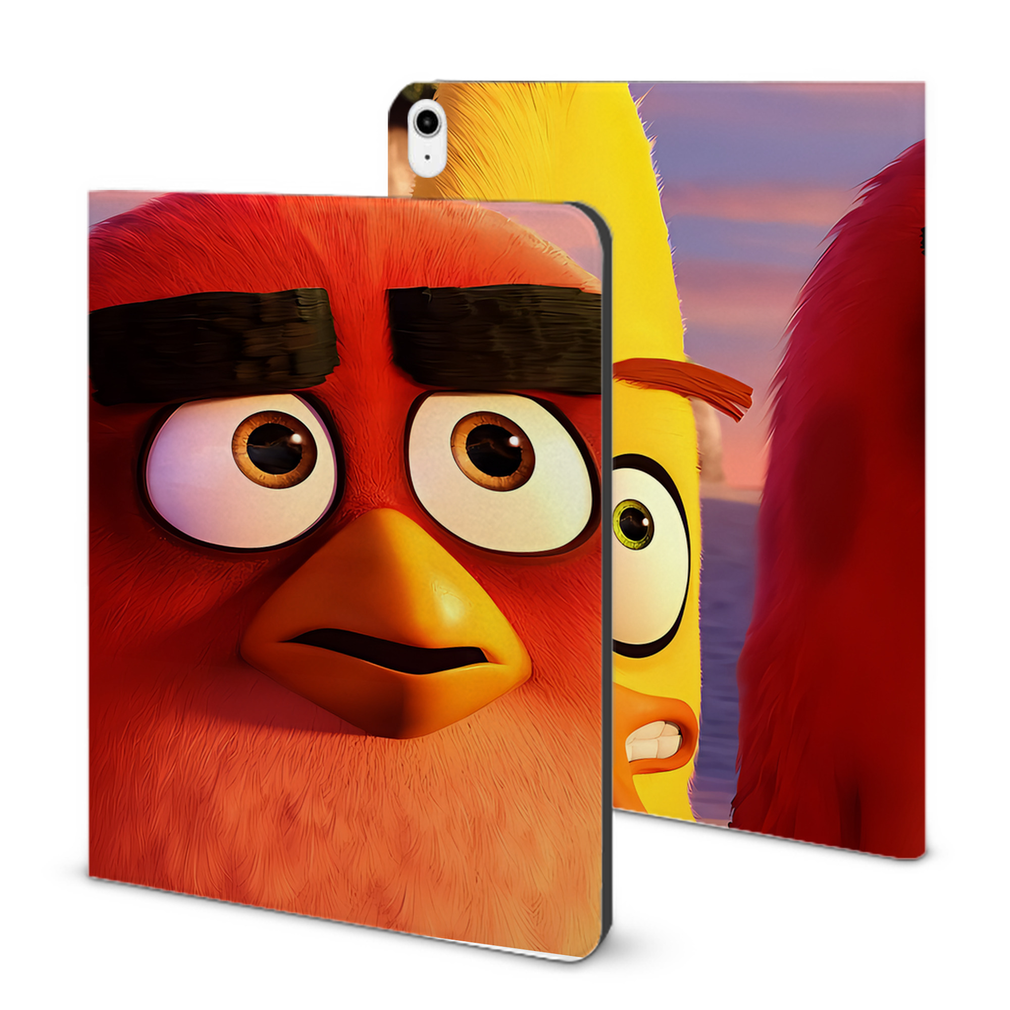 （画像用） Angry Birds アングリーバード IPadケース ペンホルダー付き ブックスタイルデザイン